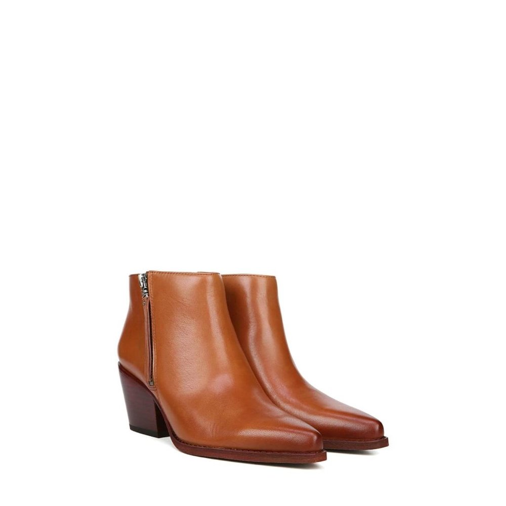 NEW Sam Edelman Walden Bootie in Whiskey Leather 7